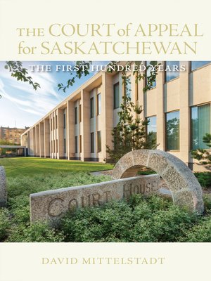 cover image of The Court of Appeal for Saskatachewan